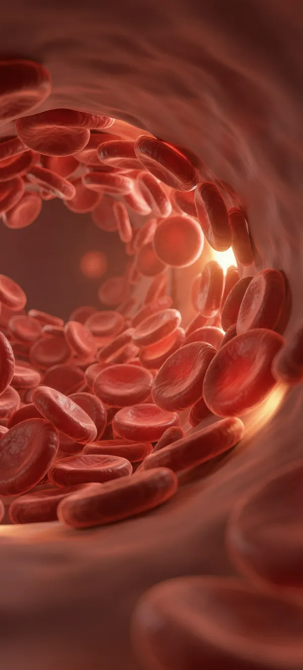 Abstract Blood Cell Visualization
