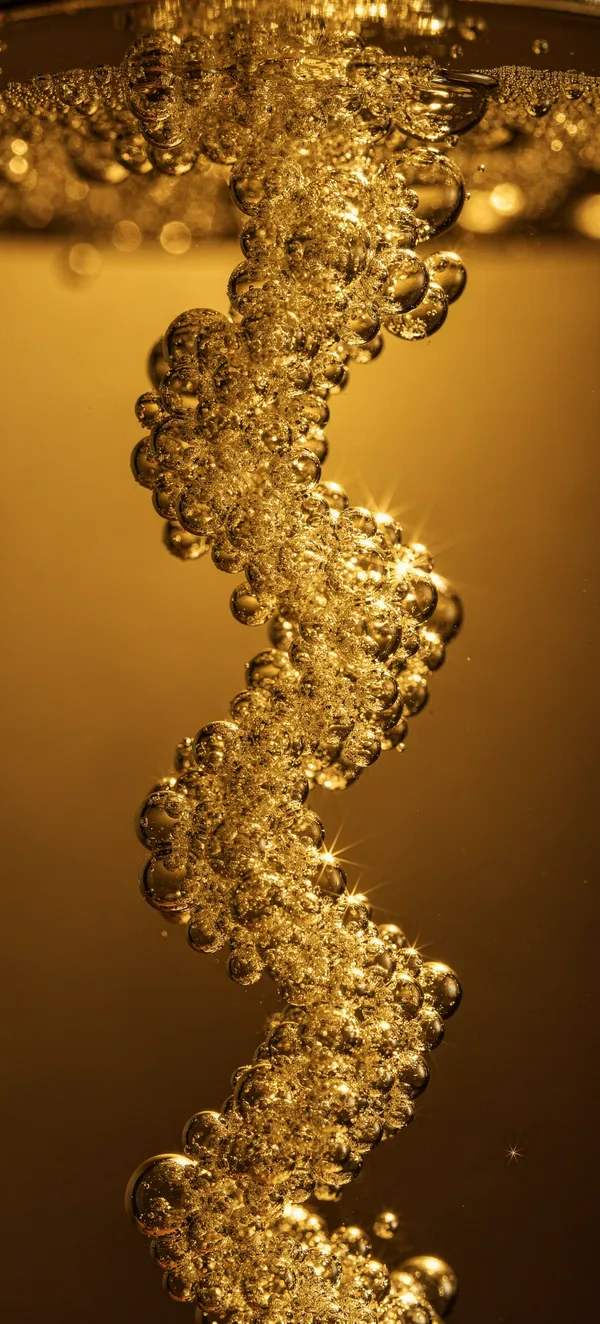 Champagne Bubble Stream