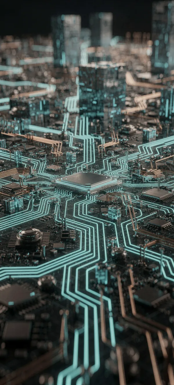 Electron Microchip Landscape