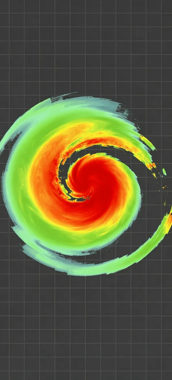 Abstract Weather Radar