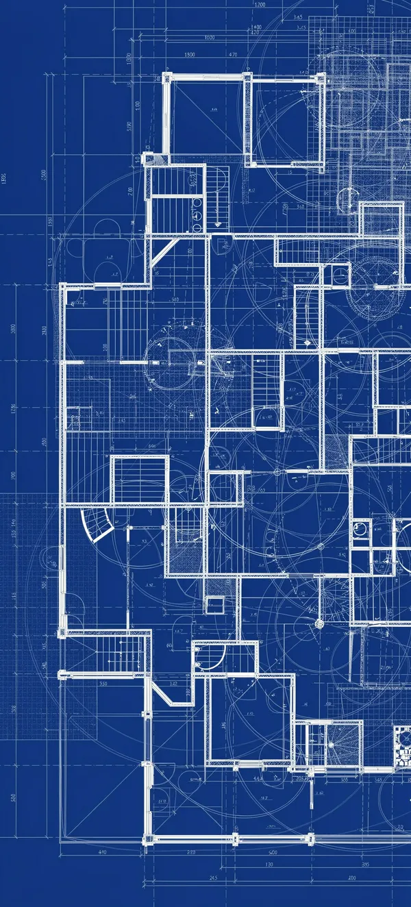 Architectural Blueprint Abstract