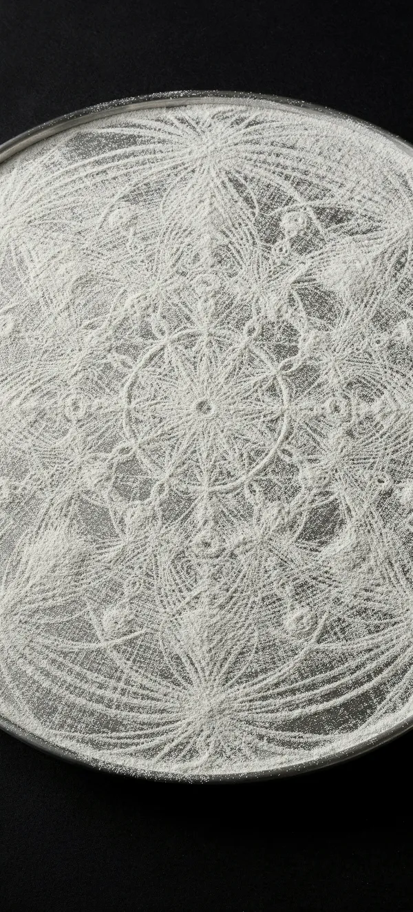 Cymatics Mandala Wave Pattern