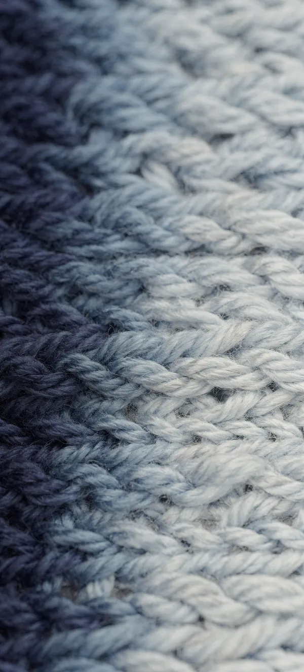 Indigo Knit Macro