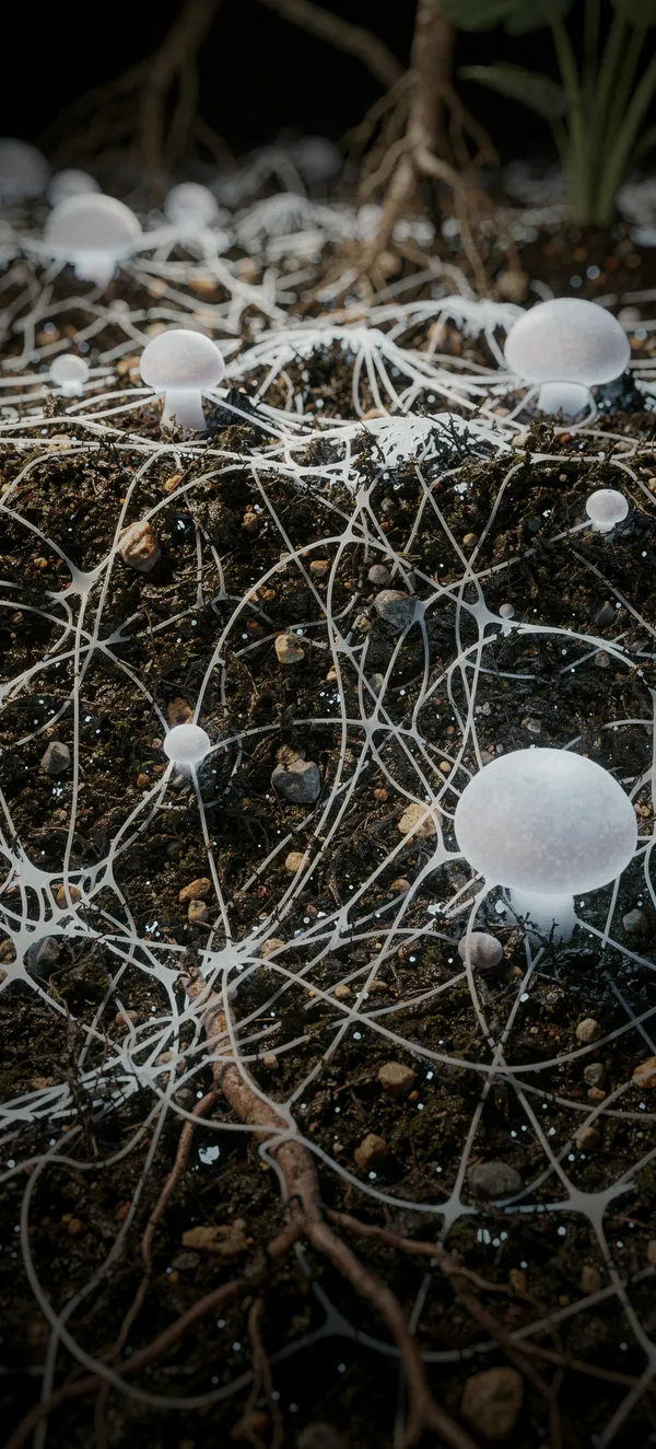 Luminous Mycelium Network