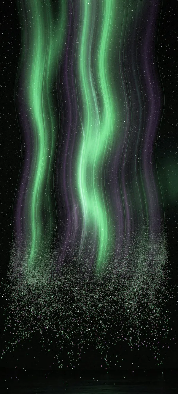 Northern Lights Aurora Abstract