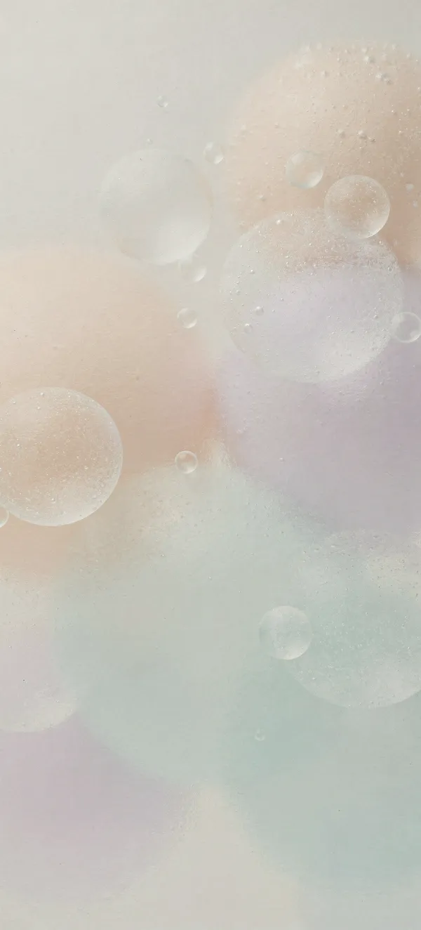 Pastel Spheres Abstract