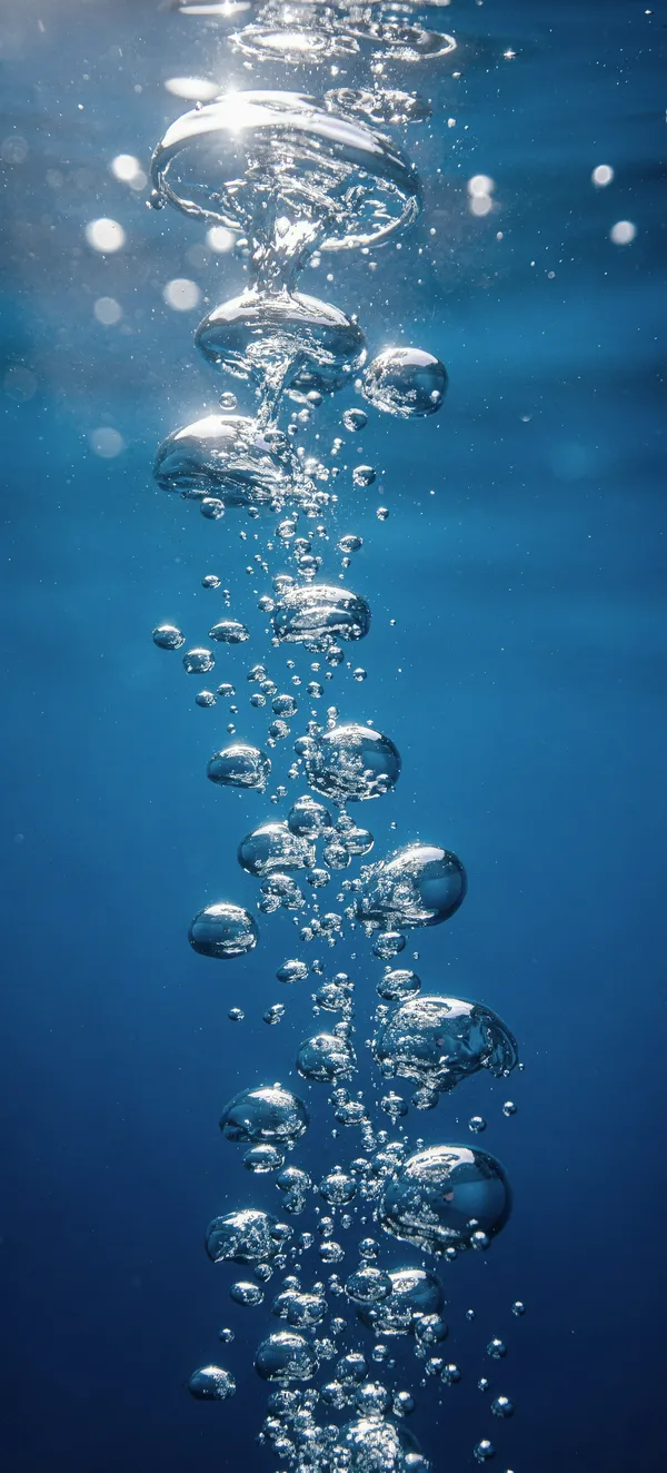 Underwater Bubble Stream