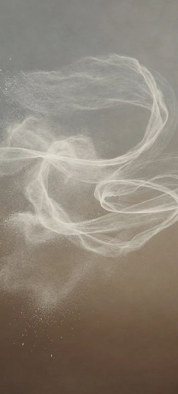 Wind Made Visible Abstract Portrait