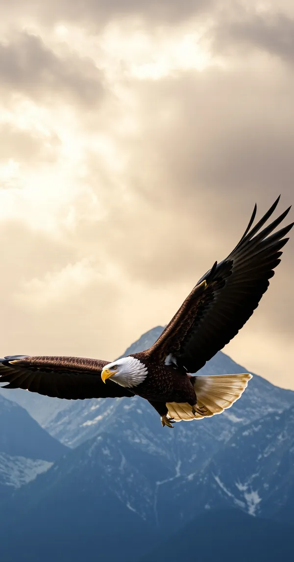 Animals Eagle Flight