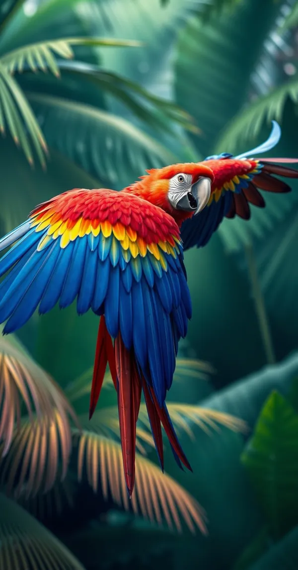 Animals Parrot Tropical