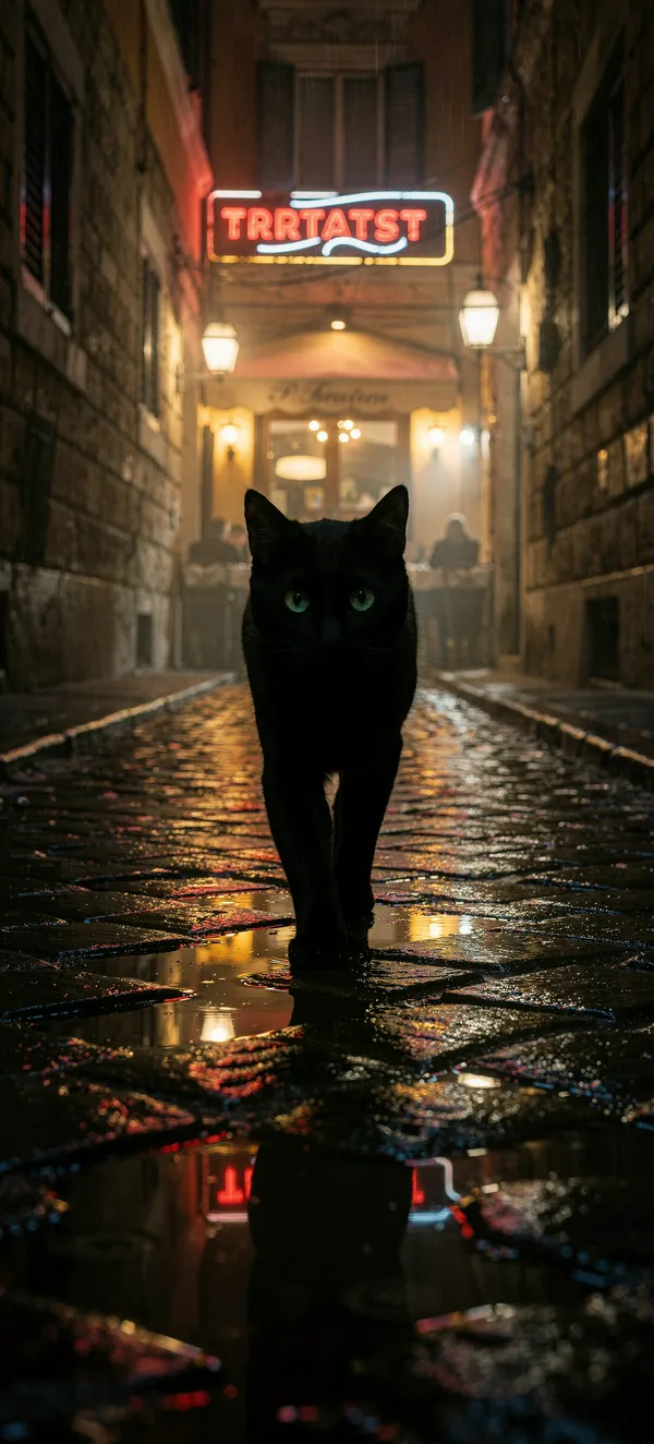 Midnight Rome Cat