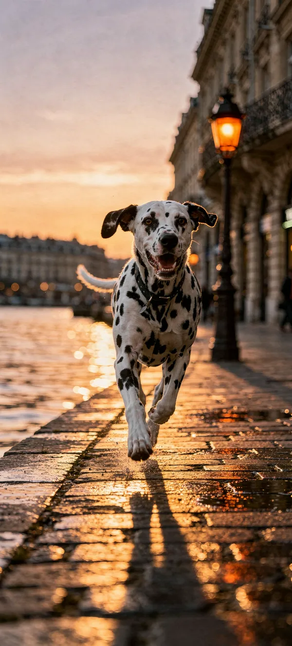 Dalmatian Urban Sunset