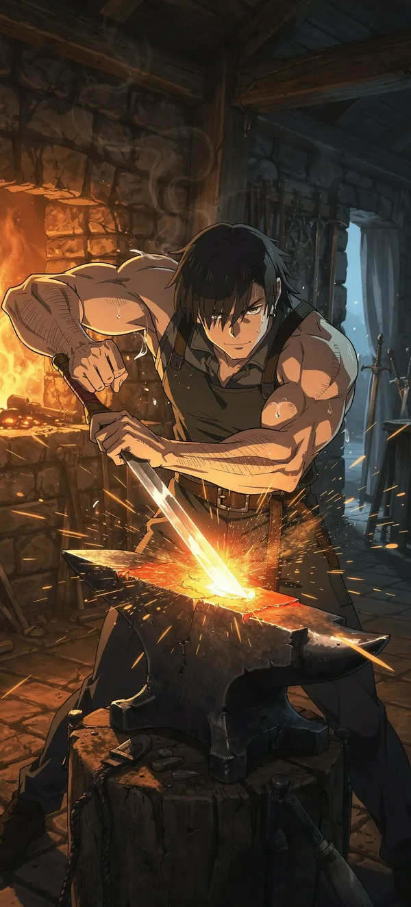 Anime Blacksmith Forge
