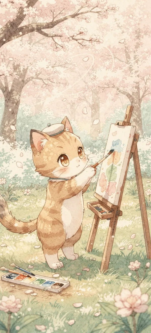 Anime Cat Painter