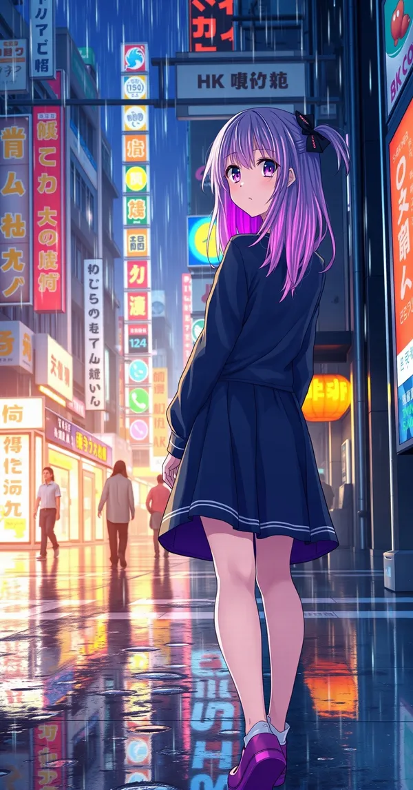 Anime Cyberpunk City