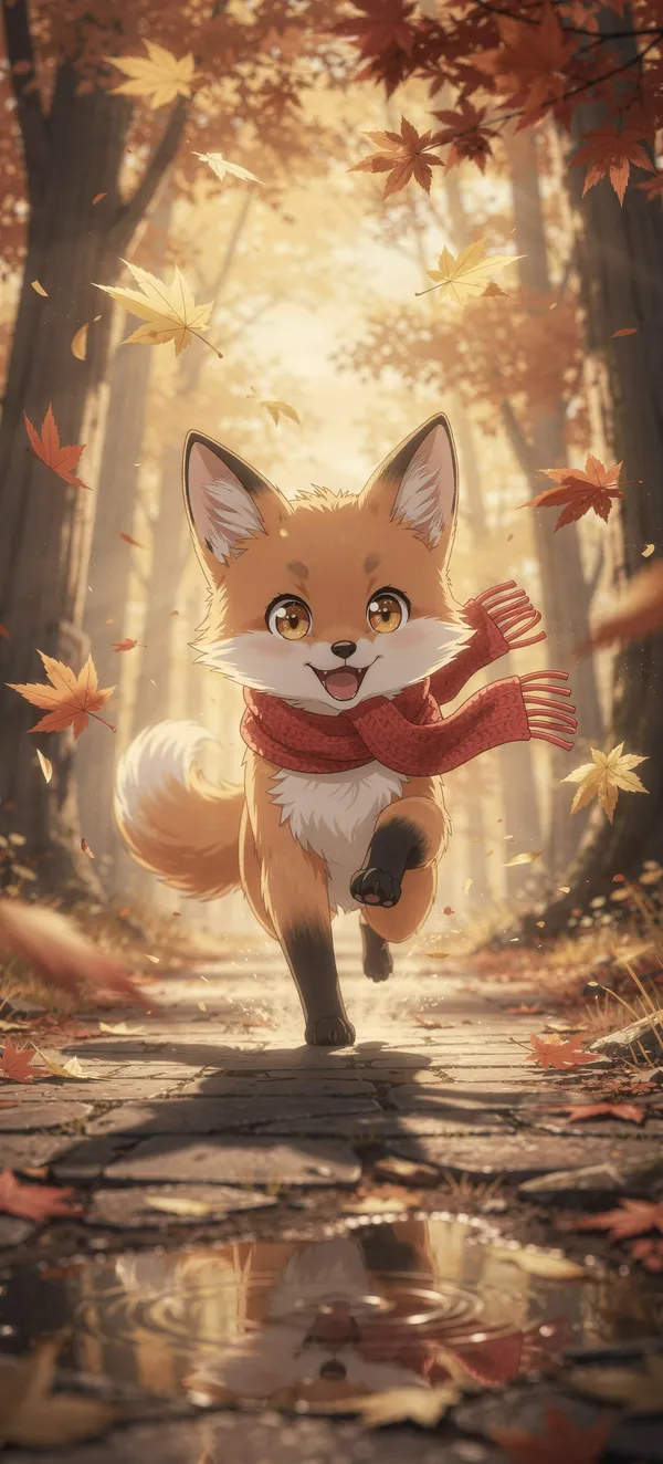 Autumn Fox Cub