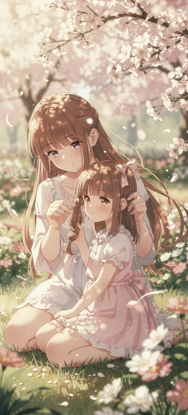 Mother Daughter Moment