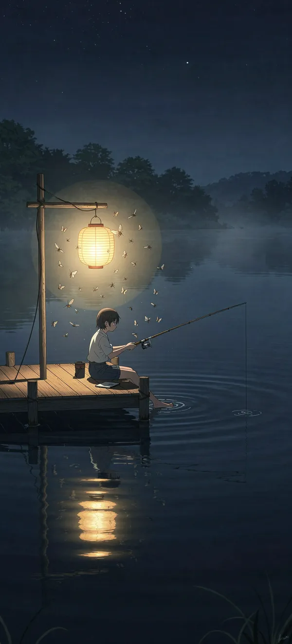 Anime Night Fishing