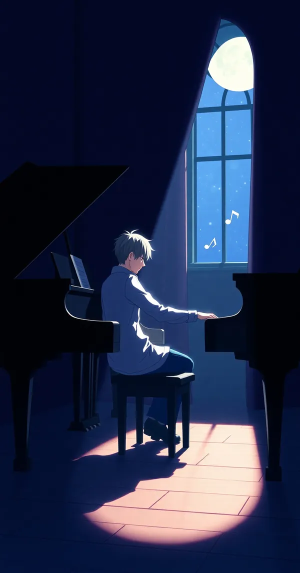 Anime Piano Moonlight
