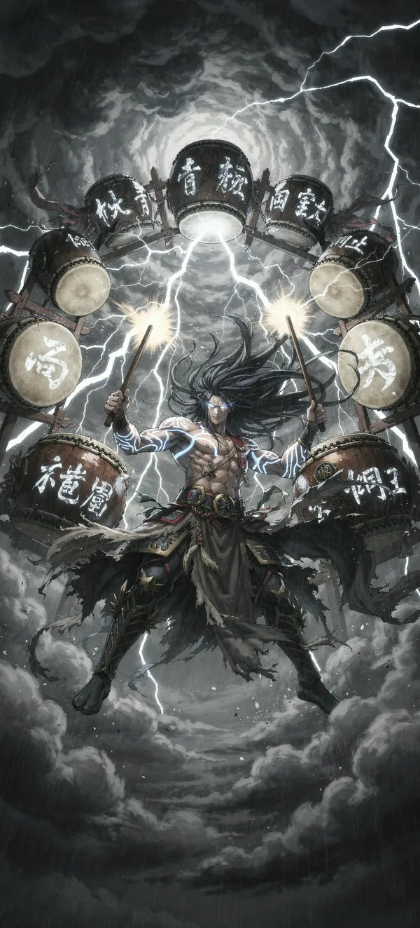 Thunder God Drummer Anime