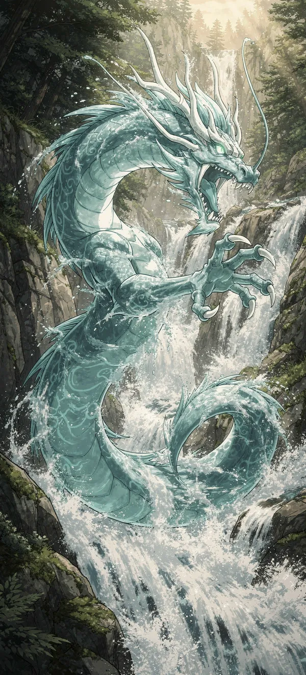 Anime Water Dragon