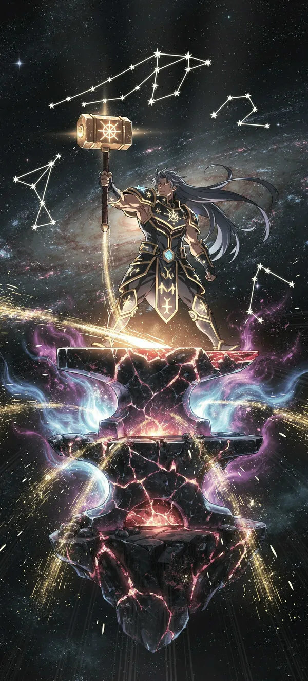 Celestial Forge Anime Wallpaper