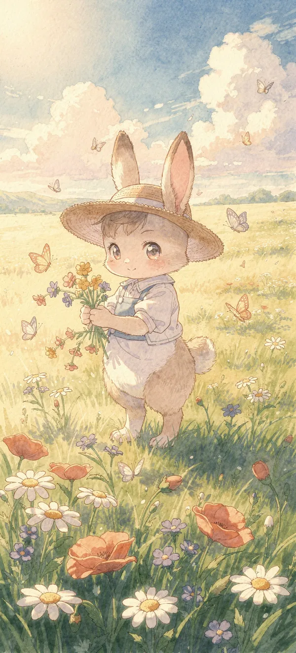 Bunny Summer Meadow