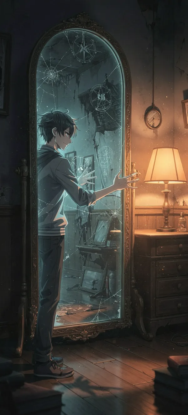 Cursed Mirror Anime Scene