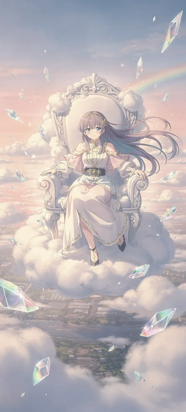 Cloud Throne Anime Wallpaper