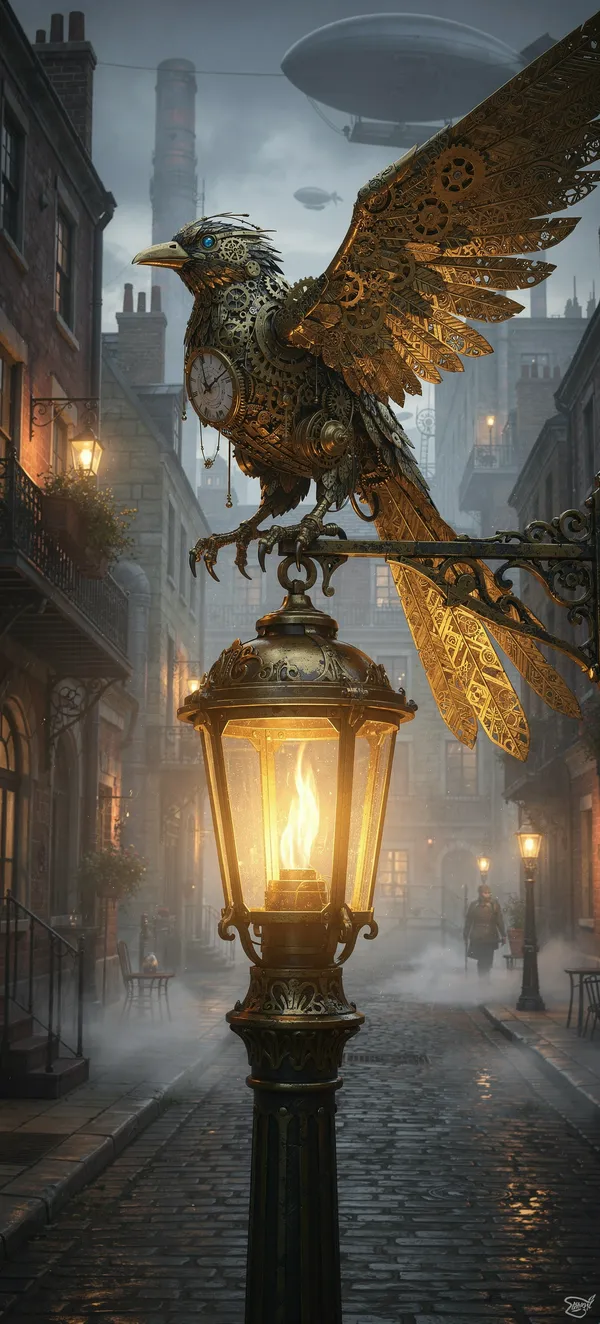 Steampunk Mechanical Bird