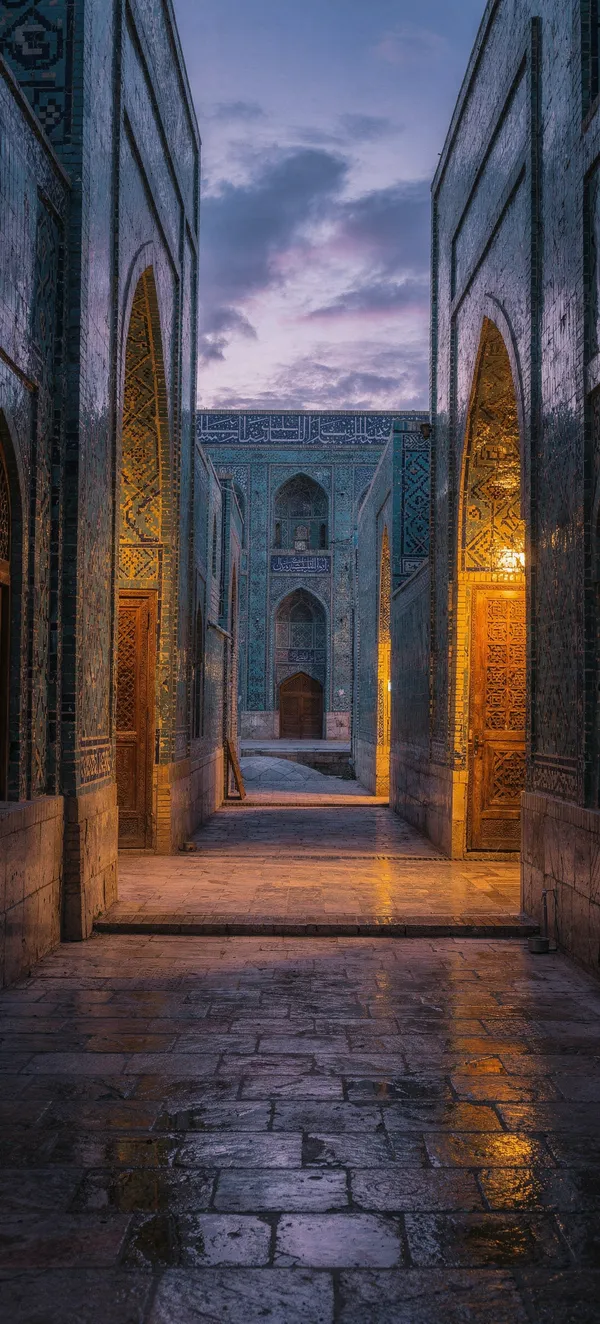 Blue Hour Shah-i-Zinda Samarkand