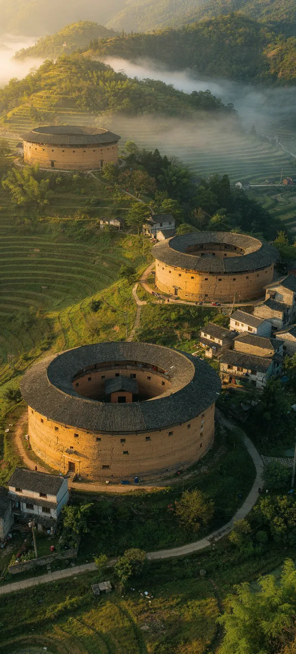 Fujian Tulou Aerial View