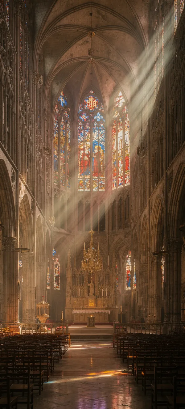 Gothic Cathedral Interior
