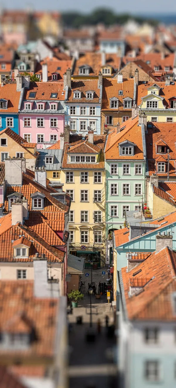 Miniature European Rooftops