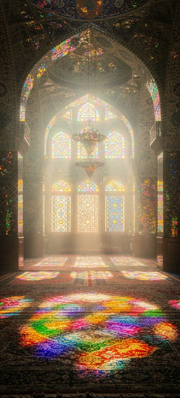 Nasir al-Mulk Mosque Kaleidoscopic Light