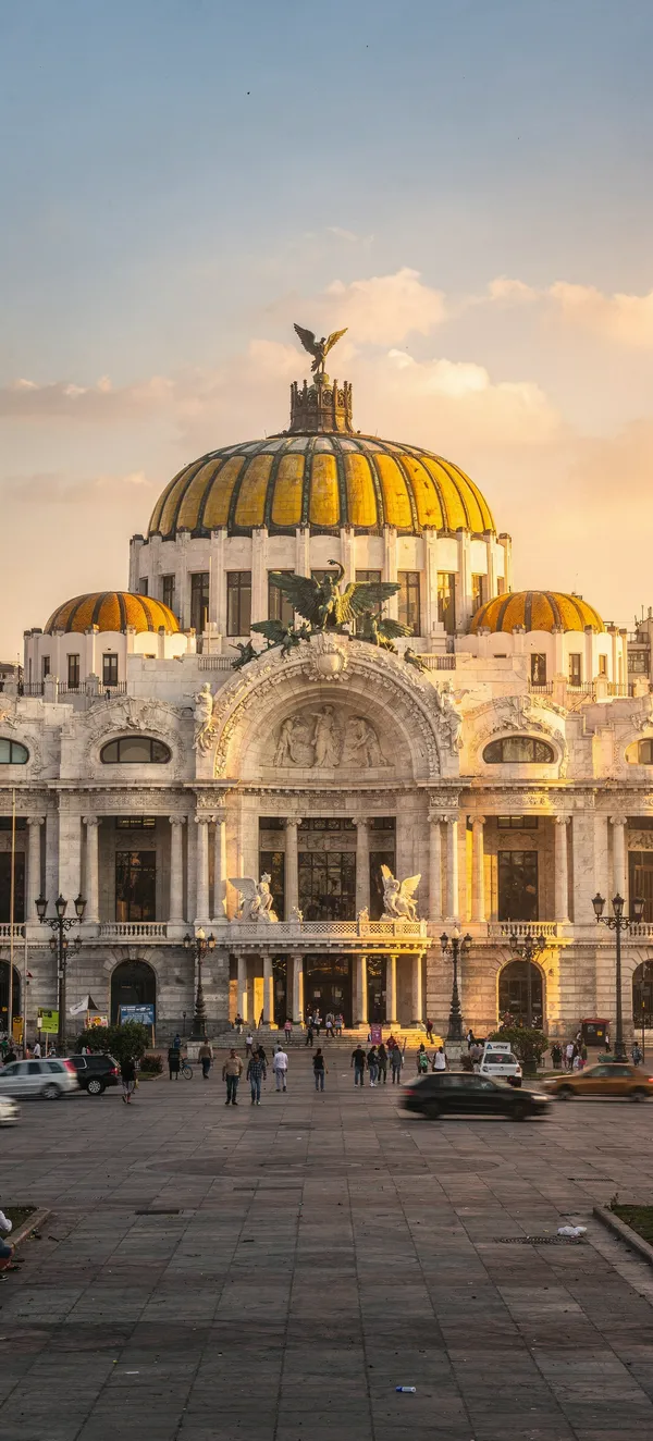 Palacio de Bellas Artes Golden Hour