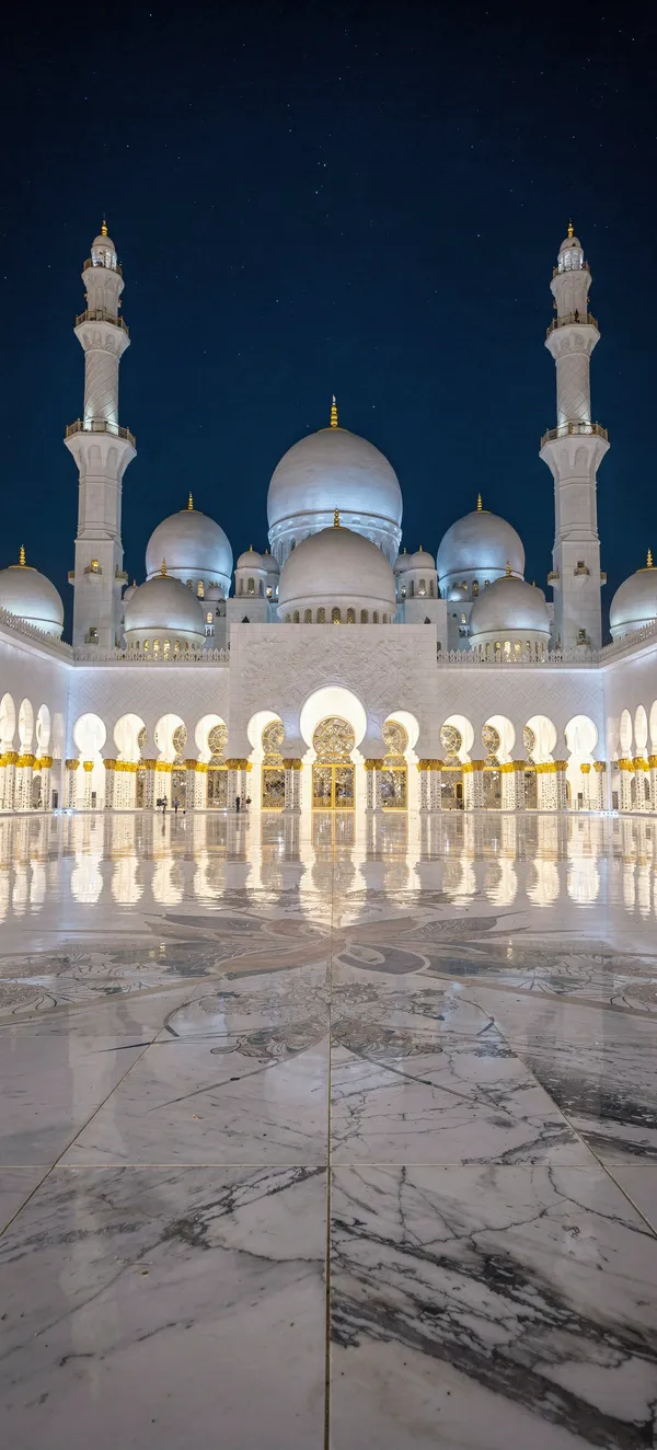 Sheikh Zayed Mosque Night