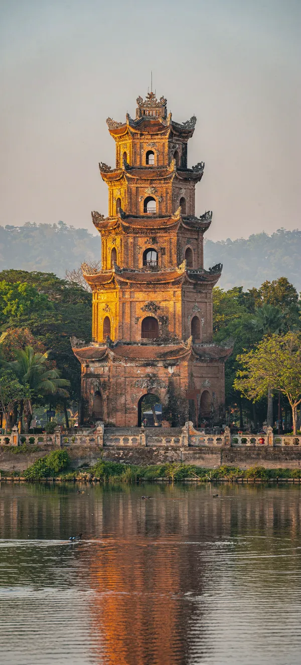 Thien Mu Pagoda Golden Hour