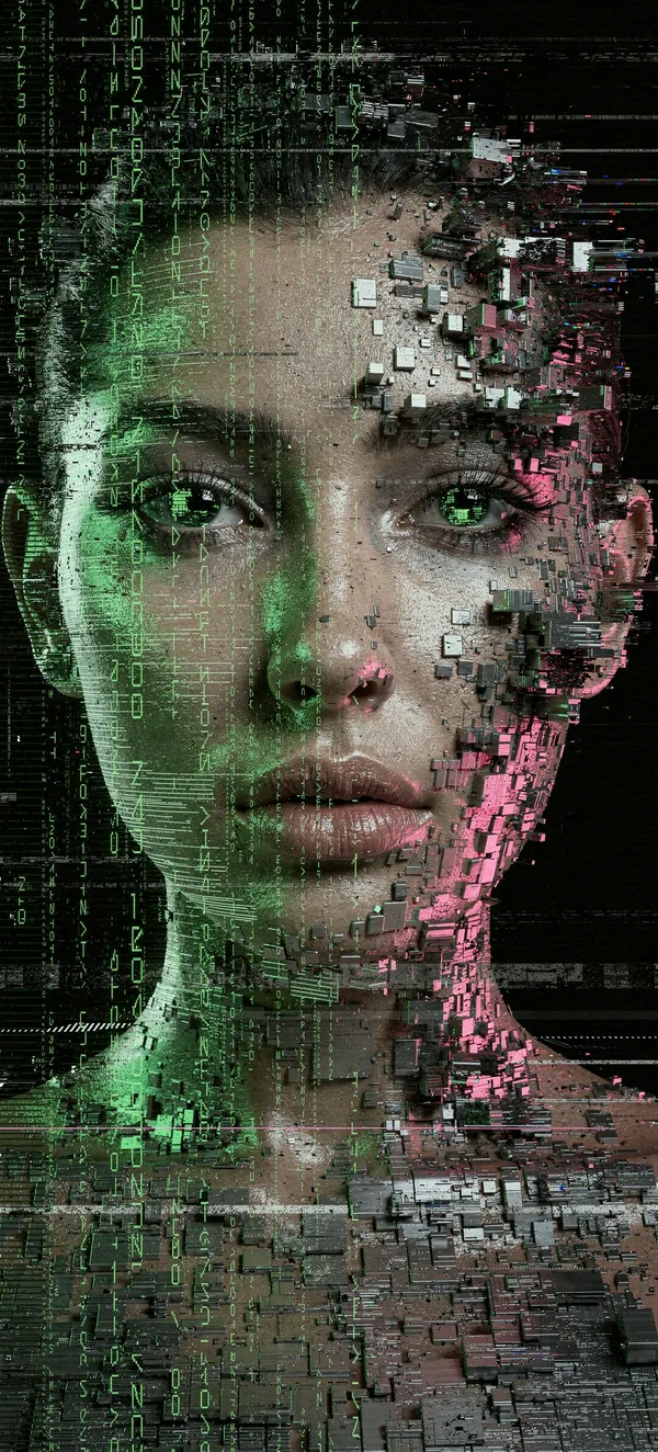 Glitch Art Portrait