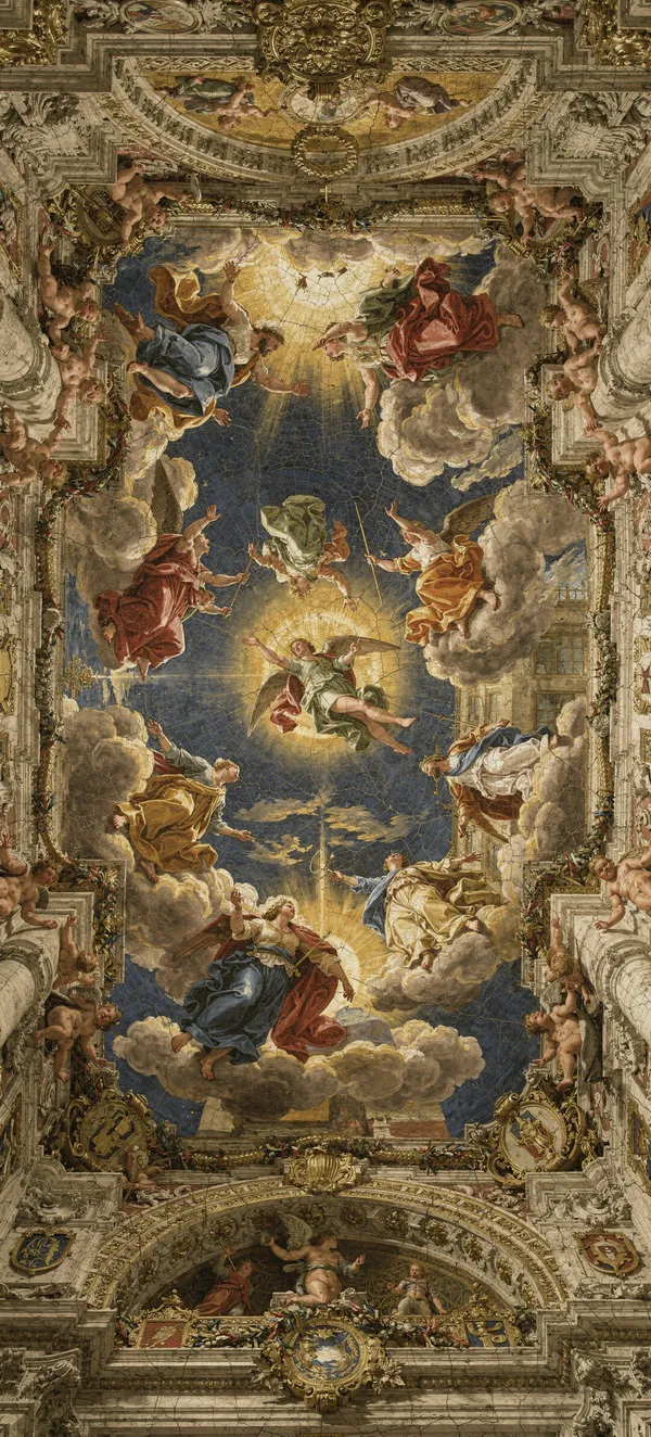 Renaissance Celestial Fresco