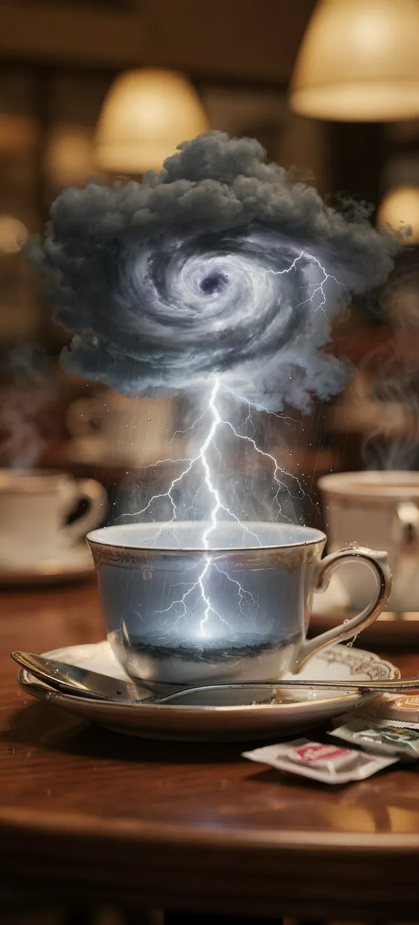 Teacup Storm Surrealism