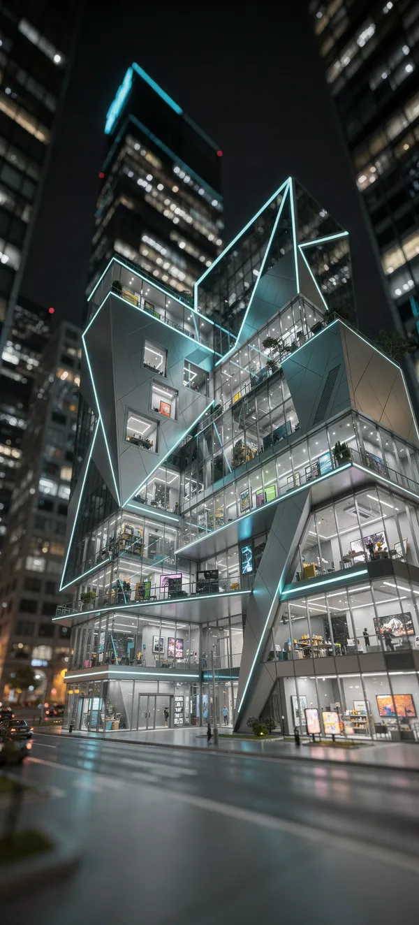 Urban Gallery Tilt-Shift Neon