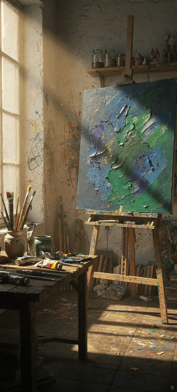 Artist Studio Canvas Light