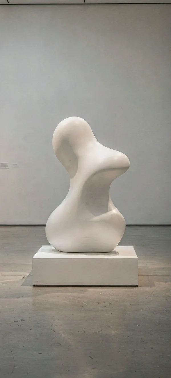 Arp Biomorphic Sculpture Wallpaper