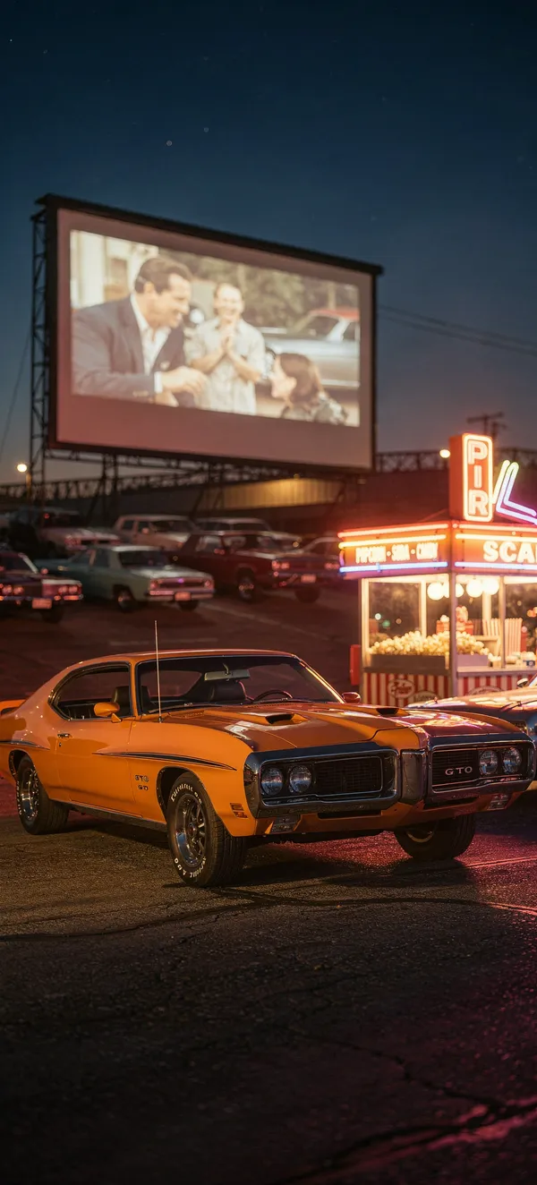 1970 Pontiac GTO Judge at Drive-In