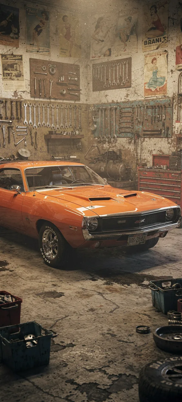 1970 AMC Javelin AMX Big Bad Orange