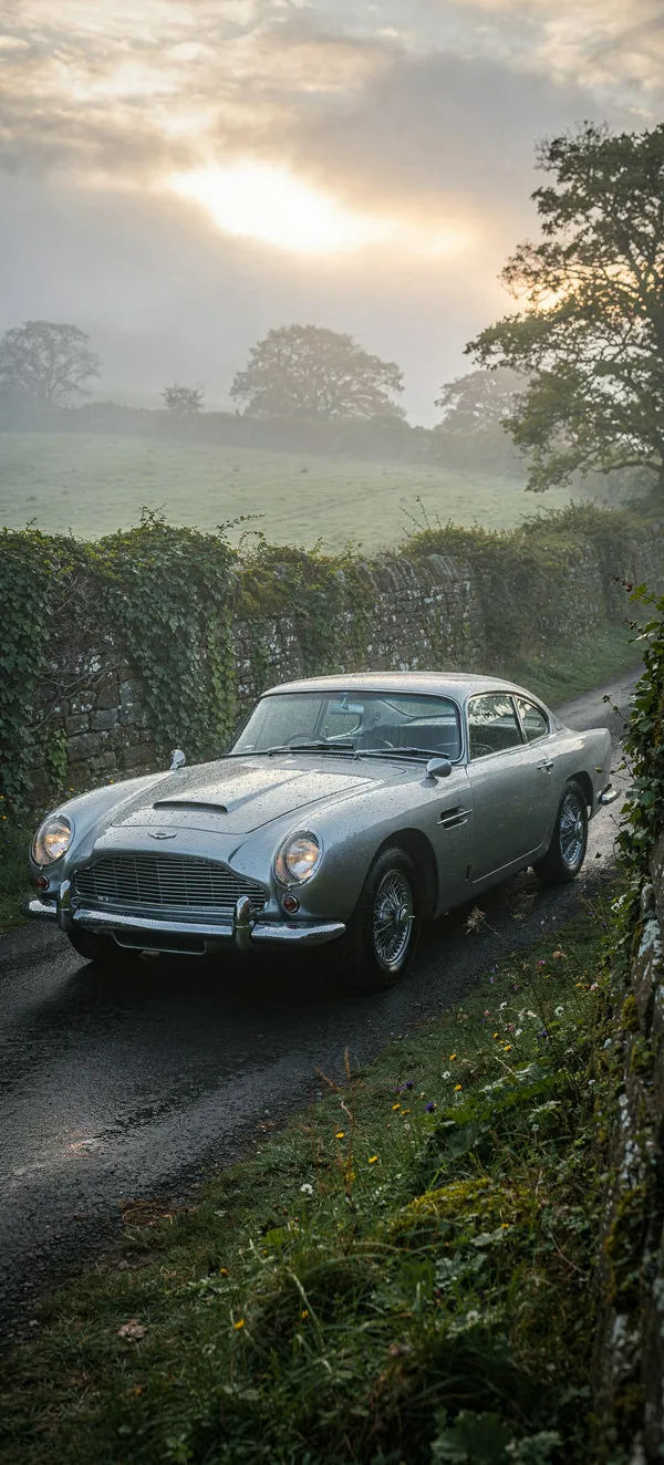 Aston Martin DB5 Silver Birch Countryside