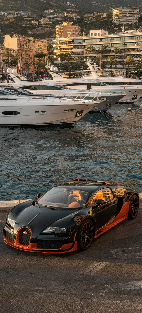 Bugatti Veyron Monaco Harbor