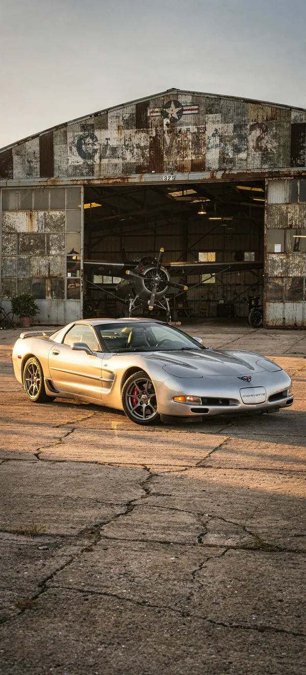 Corvette C5 Z06 at Vintage Airfield