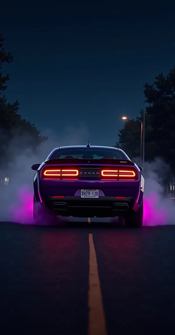 Dodge Challenger Hellcat Burnout